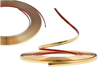 Listwa samoprzylepna dekoracyjna ozdobna ZŁOTA 9 mm - 8 metrów 9mm/8m GOLD