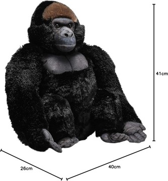 Wild Republic Gorilla Pluszowa Maskotka Goryl 38 cm Pięknie Odwzorowana