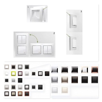 SIMON 54 ОДНОРАМОЧНЫЙ БЕЛЫЙ КОНТАКТ DR1/11