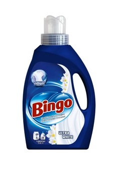 BINGO Płyn do prania białych ubrań 1,2l
