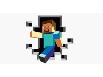 mata ochronna na biurko jak z minecrafta 90x45