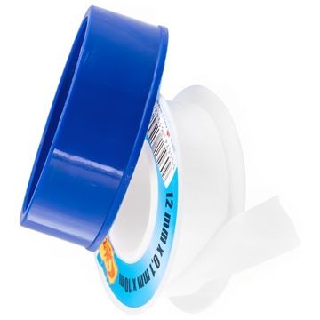 ЛЕНТА ТЕФЛОН ТЕФЛОН ДЛЯ РЕЗЬБ PTFE 12 мм х 0,1 мм х 10 м RICHMANN C1942