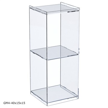 Mini Gablotka stojąca 40x15x15cm z plexi 4mm Regał