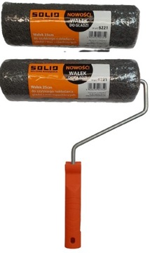 2X SOLID WAŁEK DO GŁADZI/MASY 25cm + RĄCZKA