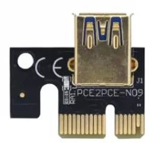 RISER PCI-E 1x-16x USB SATA 6PIN ДЛЯ МАЙНИНГА БИТКОИНА