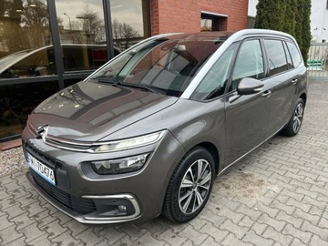 Citroen Grand C4 Picasso II Grand Picasso Facelifting 1.6 BlueHDi 120KM 2017 Citroen C4 Grand Picasso 1.6 diesel 120 KM 6 biegow 7 miejsc zarej w PL
