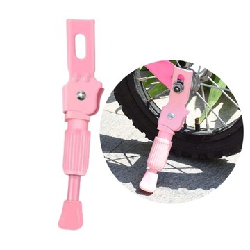 Детская подставка для велосипеда Противоскользящая, сменная задняя опора, дорога, розовая 12 дюймов