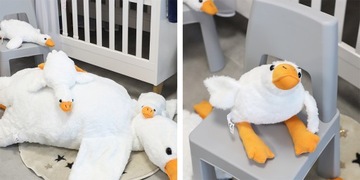 ПОДУШКА-МАСКОТ, ПЛЮШ, Гусь, УТКА, 50 см Пипа