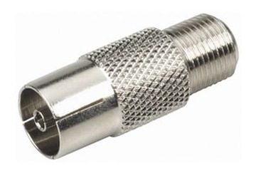 Adapter antenowy RTV RF gniazdo / F gniazdo HAMA