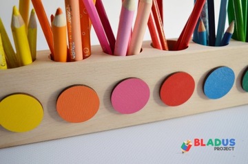 Сортировщик мелков цвета бука, 8 цветов.