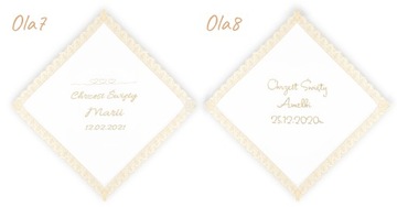 Халат для крещения с именем Белый халат для мальчика и девочки шт.