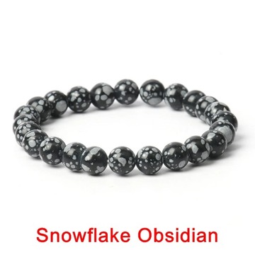 Handmade Elasticity Bracelet 4mm 6mm 8mm 10mm Natural Stone Smooth Round