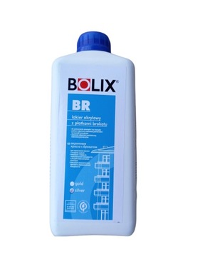 BOLIX LAKIER AKRYLOWY SREBRNY Z BROKATEM 1L