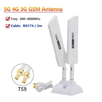 Fabryka cena 2*2 5G 4G LTE 3G GSM antena Omni zewnętrzny WiFi bezprzewodowy