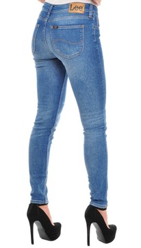 LEE spodnie SKINNY blue jeans SCARLETT _ W25 L31