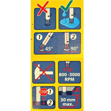 АЛМАЗНАЯ КОРОНОЧНАЯ ПИЛА ДЛЯ ПЛИТКИ 65 мм