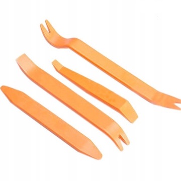 ZESTAW NARZĘDZI DO DEMONTAŻU AUDIO I TAPICERKI AUTA 4 SZT