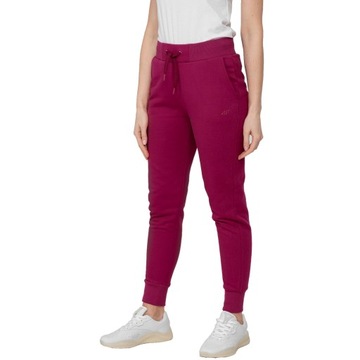 spodnie dresowe bawełniane damskie joggery 4f dresy sportowe wygodne r. m p