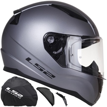KASK MOTOCYKLOWY LS2 FF353 RAPID TITAN MAT MĘSKI SYSTEM PINLOCK