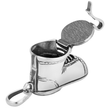 Серебряная туфелька / Святое Крещение / с выгравированным посвящением