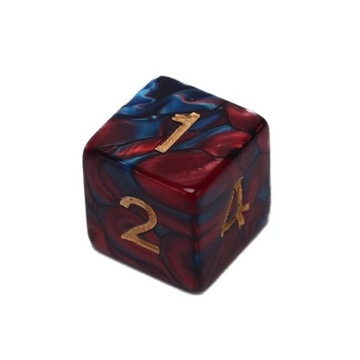 KOSTKA 1,6 CM RPG ZATOKA ŚMIERCI KOŚĆ SZEŚCIOŚCIENNA K6