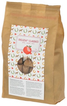 SMAKOLYKI ДЛЯ KONIA JABLKOWE DELIZIA CLASSIC, JABLKO, 1 KG