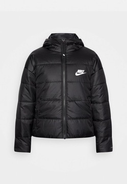 Kurtka zimowa czarna z kapturem Nike XL