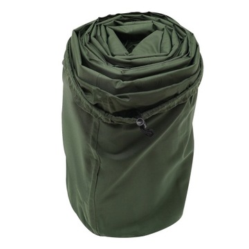 Materac jednoosobowy 200 x 140 x 5 cm odcienie zieleni
