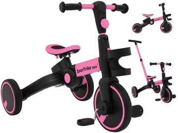 трехколесный велосипед детский HAPPY BIKE 3in1 GIFT с ручкой для транспортировки