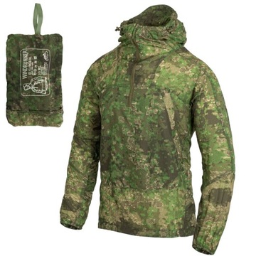 Kurtka Męska Wiatrówka z Kapturem WINDRUNNER HELIKON Składana WildWood 3XL