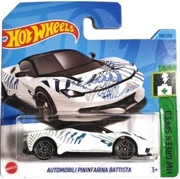 HOT WHEELS AUTOMOBILI PININFARINA BATTISTA HW GREEN SPEED 2023