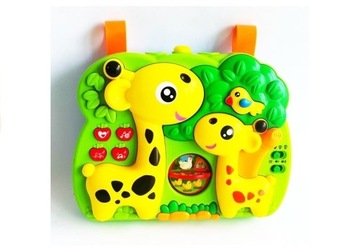 Подвесной проектор в виде жирафа для кровати