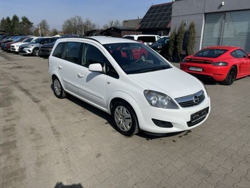 Opel Zafira B 1.8 Ecotec 120KM 2014 Opel Zafira Klimatyzacja 7os Książka Serwisowa