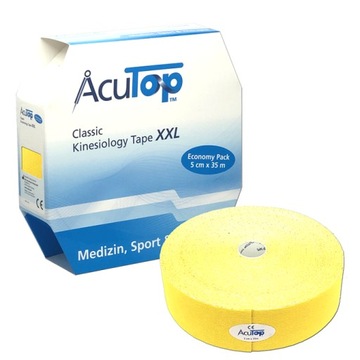 ACUTOP CLASSIC XXL KINESIOLOGY TAPE 35M Żółty