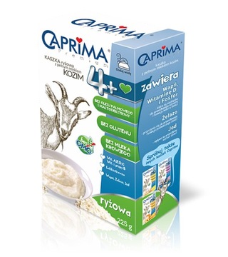 Caprima kaszka mleko kozie dynia brzoskwinia 225 g