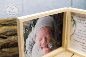 Благодарственная/сувенирная коробка для крестных родителей.