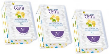 TAMI BABY PATYCZKI Z OGRANICZNIKIEM 3x70szt 3PAK