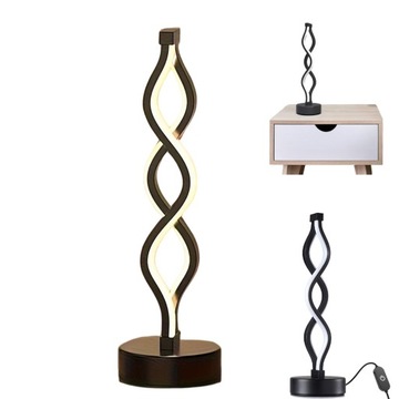 MODA LED LAMPA STOŁOWA STOJĄCA NOCNA 3 KOLOR REGULOWANA JASNOŚĆ DO SYPIALNI