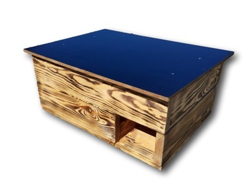 Деревянный домик для ежа, скворечник для ежа, приют для ежа