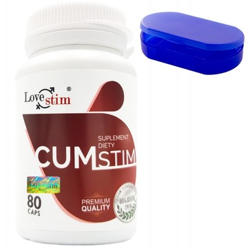 LOVESTIM CUMSTIM 80 KAPSUŁEK CZY CHCESZ LEPSZY WYTRYSK SMAK I JAKOŚĆ SPERMY