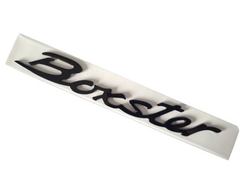 Emblemat napis do Porsche Boxster Black Glossy