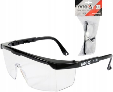 OKULARY OCHRONNE PRZECIWODPRYSKOWE GOGLE BHP YATO