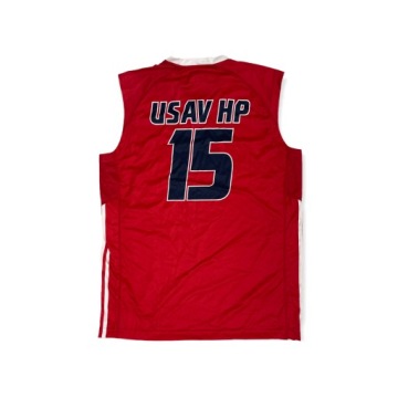 USAV HP 15 Adidas VOLLEYBALL красное джерси L