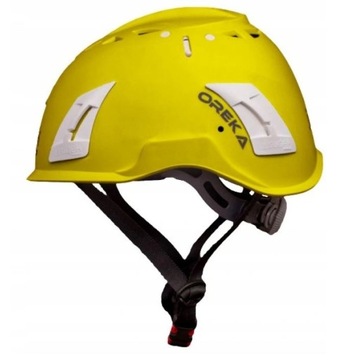 OREKA IRUDEK Каска для работы на высоте + Бесплатная электронная книга Безопасность ЖЕЛТЫЙ