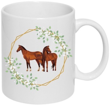 KUBEK DLA FANÓW ZWIERZĄT KOŃ KONIE
