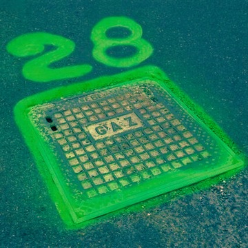 Farba geodezyjna do znakowania spray SOPPEC TRACK ZIELONY Fluo 12 szt.