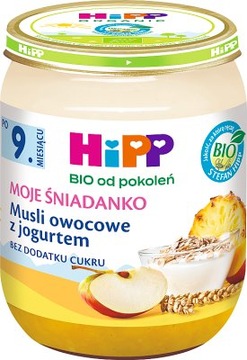 HiPP Musli owocowe z jogurtem BIO, 160g