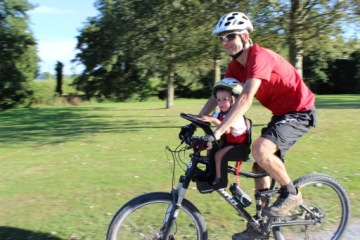 WeeRide Safe Front Deluxe Bike Seat USA/EU Version BLACK !!!
