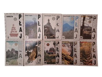 Płaj : almanach karpacki - 19 tomów + bibliografia