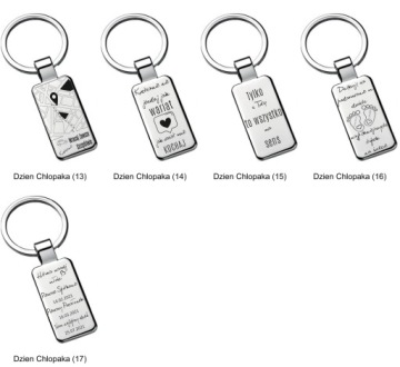 Элегантный брелок для ключей с персонализацией 03